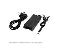 Frisby FPA-7226DL 19.5V  4.62A Uç Boyutu : 7.4 x 5.0 MM Dell Notebook Adaptör
