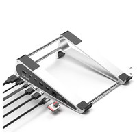 Codegen NSC-401 7 in 1 Çok Fonksiyonlu Type-C Hub Notebook Macbook Alüminyum Soğutucu Standı