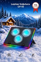 Torima CF10  Ayarlanabilir Rgb Dizüstü Bilgisayar Soğutma Fanı Siyah