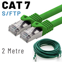 Irenis 2 Metre CAT7 Kablo S/FTP LSZH Ethernet Network Lan Ağ Kablosu Yeşil