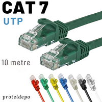 Irenis 10 Metre CAT7 Kablo Ethernet Network İnternet Lan Ağ Kablosu Yeşil