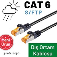 Irenis 15 Metre CAT6 Kablo Dış Ortam Açıkhava Ethernet Network LAN Kablosu