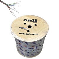 Onli 500 M 23AWG UTP Cat 6 Dış Ortam Network Kablosu Şeffaf