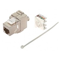 Irenis Cat 6A 500 Mhz RJ45 Keystone Jack