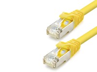 Evimdeyokyok HDX5103 CAT7 10 Gbps 600 Mhz Ethernet Patch Kablosu 1 M - Sarı