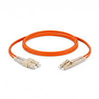 Alfafonet SC/PC-LC/PC Multimode OM2 Dupleks 1 Metre Fiber Patch Cord