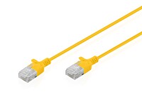 Slim CAT 6 U-UTP yüksek esnekliğe sahip ince data kablosu, bakır, 3 Metre