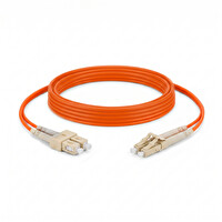 Alfafonet SC/PC-LC/PC Multimode OM2 Dupleks 5 Metre Fiber Patch Cord