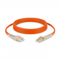 Alfafonet SC/PC-LC/PC Multimode OM2 Dupleks 3 Metre Fiber Patch Cord