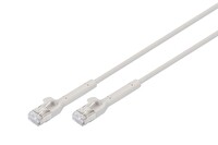 Digitus CAT 6A F-FTP 0.50 M Gri AWG Bükülebilir Patch Kablo 32/7