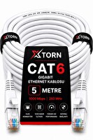Torn CAT6 Ethernet RJ45 LAN İnternet Modem Router Bilgisayar Kablosu - 5 Metre