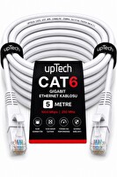 Uptech CAT6 Ethernet RJ45 LAN İnternet Modem Router Bilgisayar Kablosu - 5 Metre