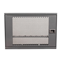 Alfafonet Ziglat 400 Serisi WiFi Box 400x120x280 MM Antrasit Gri Siyah Temperli Cam Kapak Duvar Tipi WiFi ve Modem Kutusu