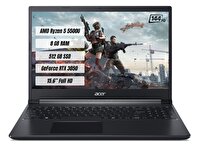 Acer Aspire 7 A715-42G NH.QE5EY.004 AMD Ryzen 5 5500U 8 GB RAM 512 GB SSD RTX3050 144 HZ 15.6" FHD FreeDOS Oyun Bilgisayarı