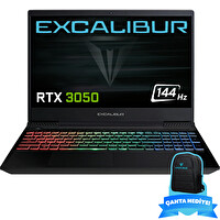 Casper Excalibur G770.1270-EXJ0X-B i7 12700H 15.6" 64 GB RAM 2 TB NVMe SSD GEN4 4 GB RTX 3050 FreeDOS Gaming Laptop