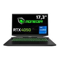 Monster Abra A7 V14.6.5 i7 13700H 17.3" 32 GB RAM 1 TB SSD 6 GB RTX 4050 FHD 144 Hz W11H Gaming Laptop