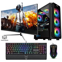 İzoly Numel Y i7 10700KF 27" 16 GB RAM 256 GB M.2 NVMe SSD 8 GB RX 580 165 Hz FreeDOS Masaüstü Oyun Bilgisayarı