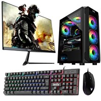 İzoly Cradily X Intel Core i3 10100F 24" 16 GB RAM 512 GB M.2 NVMe SSD 6 GB RTX 2060S FreeDOS Masaüstü Oyun Bilgisayarı