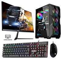 İzoly Banette X Intel Core i3 10100F 24" 16 GB RAM 512 GB M.2 Nvme SSD 6 GB GTX1660S FreeDOS Oyuncu Bilgisayarı