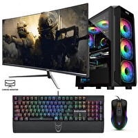 İzoly Latios Y i5 12400F 27" 16 GB RAM 256 GB M.2 NVMe SSD 6 GB RTX 2060S 165 Hz FreeDOS Masaüstü Oyun Bilgisayarı