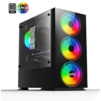İzoly Hero Intel Core i5 10400F 8 GB RAM 256 GB M.2 NVMe SSD 500 GB HDD 4 GB RX550 FreeDOS Oyuncu Masaüstü Bilgisayarı