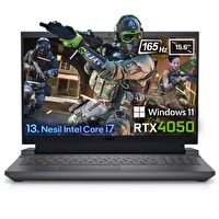 Dell Gaming G15 5530 G155530010WH Intel Core i7 13650HX 15.6" 16 GB DDR5 RAM 512 GB SSD RTX4050 W11Home Gaming Laptop