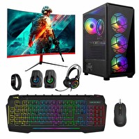 Turbox Tx4642 AMD Ryzen 5 3600 23.6" 16 GB RAM 512 GB SSD 4 GB GTX750 Ti Curved FreeDOS Masaüstü Oyun Bilgisayarı