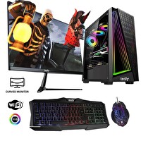 İzoly HND X Intel Core i5 4590 24" 16 GB RAM 256 GB SSD RX550 4 GB FreeDOS Masaüstü Oyun Bilgisayarı