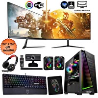 İzoly Streamer Intel Core i5 10400F 24" 16 GB RAM 512 GB M.2 NVMe SSD RTX2060 6 GB FreeDOS Masaüstü Oyun Bilgisayarı