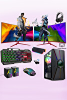 Xaser XSR365 Intel Core i7 4770 24" 16 GB RAM 256 GB SSD 8 GB RX 580 Dual Curved FreeDOS Masaüstü Oyun Bilgisayarı