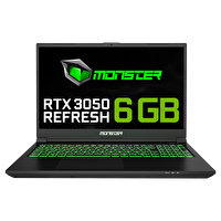 Monster Abra A5 V21.1.2 Intel Core i5 12450H 15.6" 32 GB RAM 1 TB SSD 6 GB RTX 3050 144 Hz FreeDOS FHD Gaming Laptop