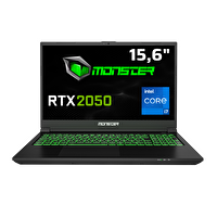 Monster Abra A5 V21.3.2 Intel Core i7 12700H 32 GB RAM 1 TB SSD 4 GB RTX 2050 FreeDOS 15,6" FHD 144 Hz Oyun Bilgisayarı