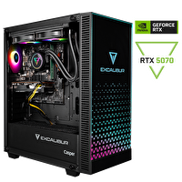 Casper Excalibur E65H.144F-DF70X-0RD Intel Core i5-14400F 32GB RAM 1TB NVME SSD RTX5070 Sıvı Soğutucu Freedos