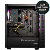 Casper Excalibur E65H.144F-BF70X-0HD Intel Core I5-14400F 16GB RAM 1TB NVME SSD RTX5070 Freedos