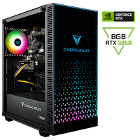 Casper Excalibur E65H.121F-8V50X-0FC Intel Core i3 12100F 8GB 500GB NVMe SSD RTX3050 Freedos