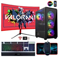 Turbox Xenon i7 860 23.6" 16 GB RAM 256 GB SSD 4 GB GT 740 Curved Monitör FreeDOS Masaüstü Oyun Bilgisayarı