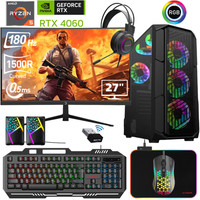 Xaser XSR478 Ryzen 5 5600 27" 16 GB RAM 512 GB M.2 NVMe SSD 8 GB RTX 4060 Curved 180 Hz FreeDOS Oyun Bilgisayarı