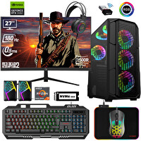 Xaser XSR634 AMD Ryzen 7 5700X 27" 16 GB RAM 1 TB M.2 NVMe SSD 12 GB RTX 3060 Curved FreeDOS Oyun Bilgisayarı