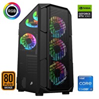 Xaser XSR663 Intel Core i5 11400F 32 GB RAM 512 GB M.2 NVMe SSD 12 GB RTX 3060 FreeDOS Oyun Bilgisayarı
