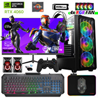 Xaser Delux X52 Ryzen 5 7500F 27" 16 GB DDR5 RAM 512 GB M.2 NVMe SSD 8GB RTX4060 180Hz FreeDOS Masaüstü Oyuncu Bilgisayarı