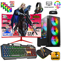 Zeiron Ironhide X80 Ryzen 5 5500 23.8" 32GB RAM 1TB M.2 SSD RX580 8GB FreeDOS Masaüstü Oyun Bilgisayarı