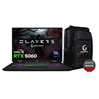 Game Garaj Slayer5 7XL-5060 C2 Intel Ultra 7 255HX 17" 32 GB RAM 1 TB SSD RTX5060 240Hz QHD+IPS FreeDOS Gaming Laptop-Çanta