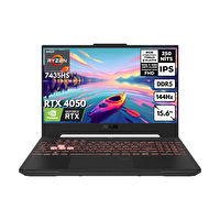 Asus TUF A15 FA507NUR-LP035HMF5 Ryzen 7-7435HS 15.6" 48 GB DDR5 RAM 1 TB SSD 6 GB RTX4050 FHD Gaming Laptop