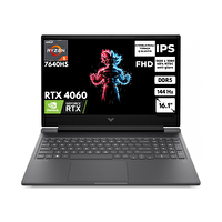 HP Victus 16-S0023NT AMD Ryzen 5 7640HS 16 GB RAM 4 TB SSD RTX4060 16.1" FHD FreeDOS Gaming Laptop 7Z4N1EAAT5