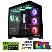 Xaser Lexus x480 AMD Ryzen 7 9700X 16 GB DDR5 RAM 2 TB M.2 NVMe SSD 8 GB RTX5060 Ti FreeDOS Masaüstü Oyun Bilgisayarı