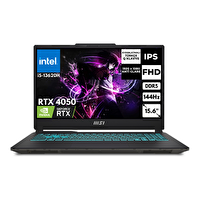 MSI Cyborg 15 Intel Core i5-13420H 16 GB RAM 2 TB SSD 6 GB RTX4050 15.6" FHD W11 Home Gaming Laptop A13VE-1252XTRAT29