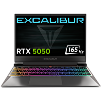 Casper Excalibur G870 Core i7-13620H 24GB 1TB 8GB RTX5050 15.6" Freedos Gaming Laptop G870.1362-CF50X-C