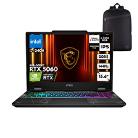 MSI Cyborg15 i7-240H 16 GB DDR5 RAM 1 TB SSD 8 GB RTX5060 15.6" W10 Home Gaming Laptop - S.Çantası B2RWFKG-208XTRHMF61