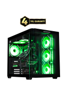 Tulpar TD3 V1.9.8 Intel Core i7 14700F B760 Anakart 32GB 1TB RX9070 XT Freedos Masaüstü Oyun Bilgisayarı - Siyah