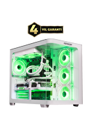 Tulpar TD3 V1.9.8 Intel Core i7 14700F B760 Anakart 32GB 1TB RX9070 XT Freedos Masaüstü Oyun Bilgisayarı - Beyaz